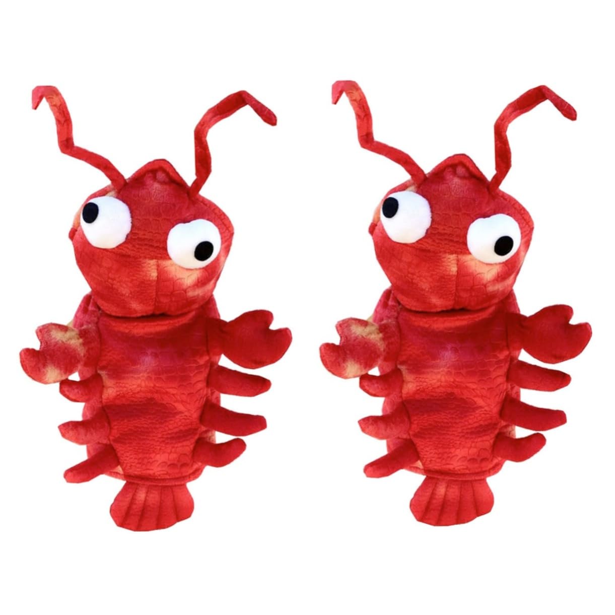 HEMOTON 2 Piezas Disfraz Halloween para Perros Pequeños Vestido de Cangrejo de Mar Rojo Ropa para Mascotas Fiesta y Cosplay