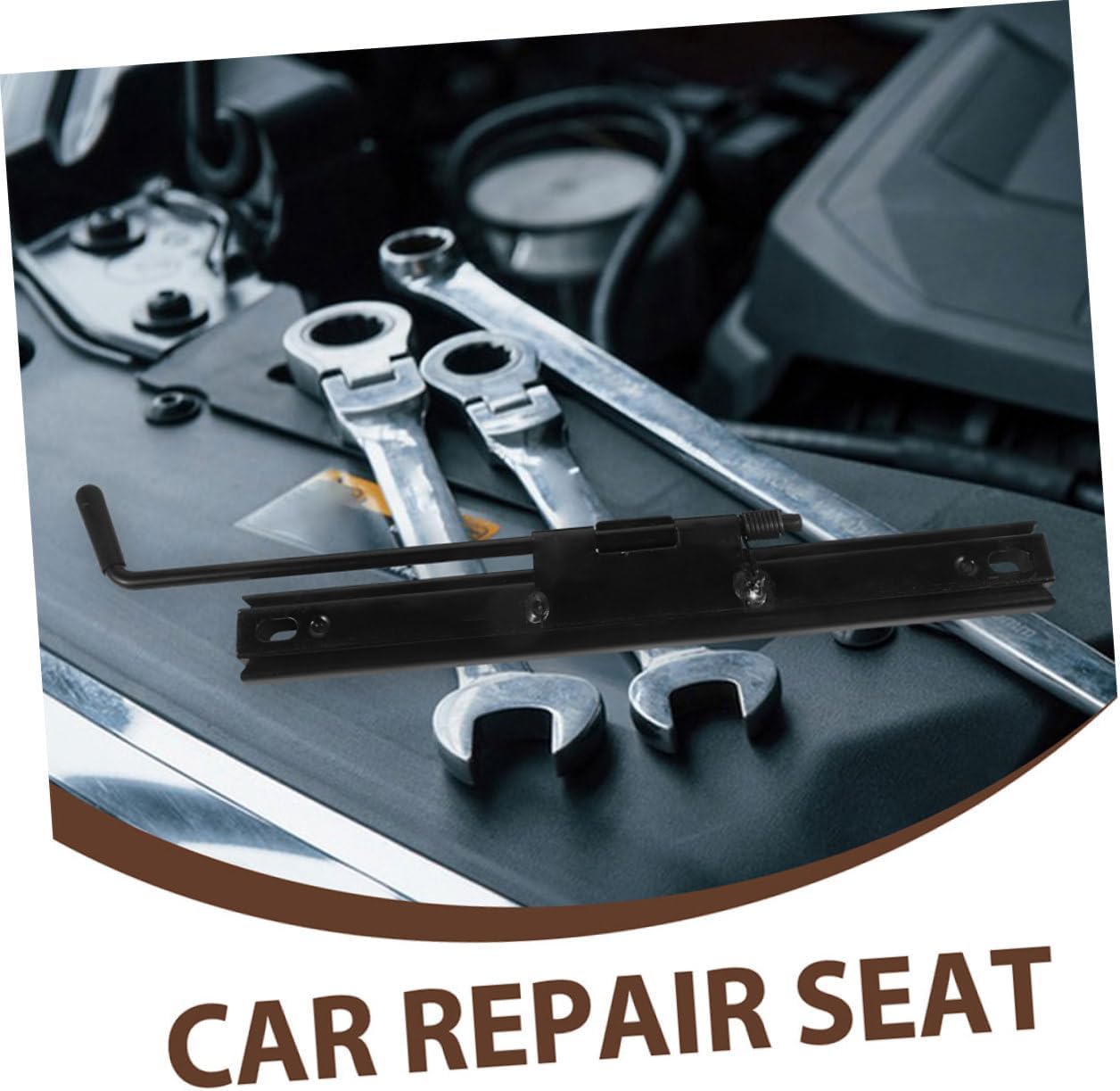 Mikinona 2pairs Seat Slider Kit Seat Track Assembly Easy Installation for Optimal Driving Comfort
