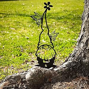 Realsteelmetalgardengnomesoutdoorsteel4packlawnornamentsstatuesfunnyyarddecorweatherproofgardendecorationgiftforgardenersblack Urban Country Home Decor Realsteel metal garden gnomes outdoorsteel 4 pack lawn ornaments statues funny yard decor weatherproof garden decoration gift for gardeners black urban country home decor