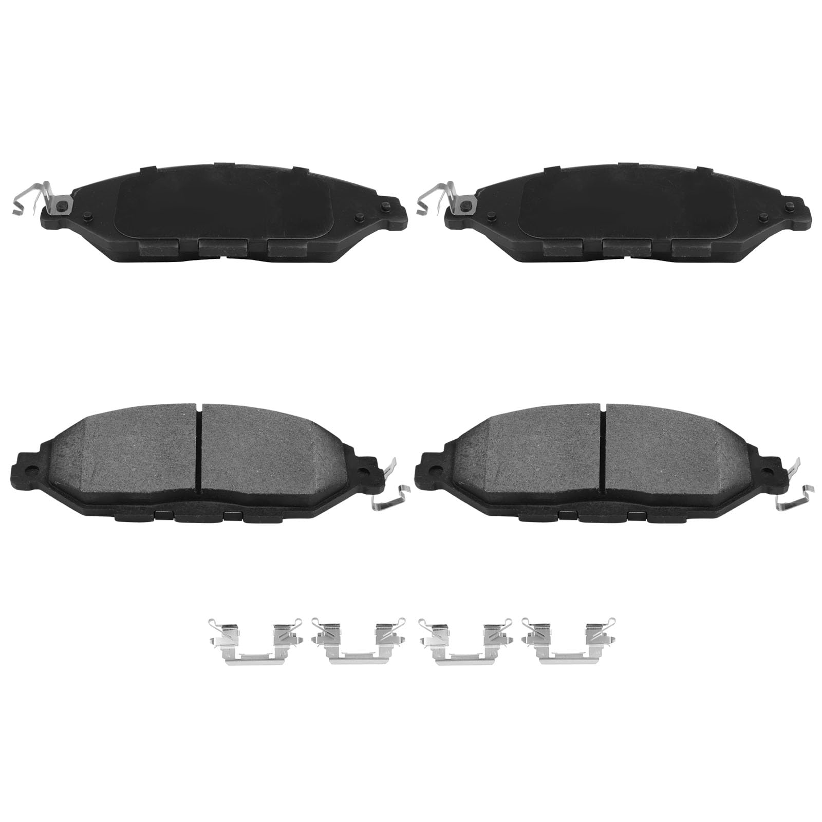 AUTOMUTO 4PCS Front Ceramic Disc Brake Pads Set D1649
