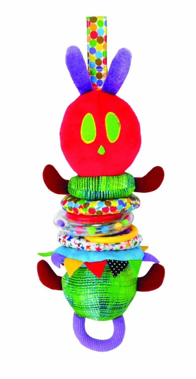 KIDS PREFERREDWorld of Eric Carle, The Very Hungry Caterpillar Activity Toy, Jiggle Caterpillar