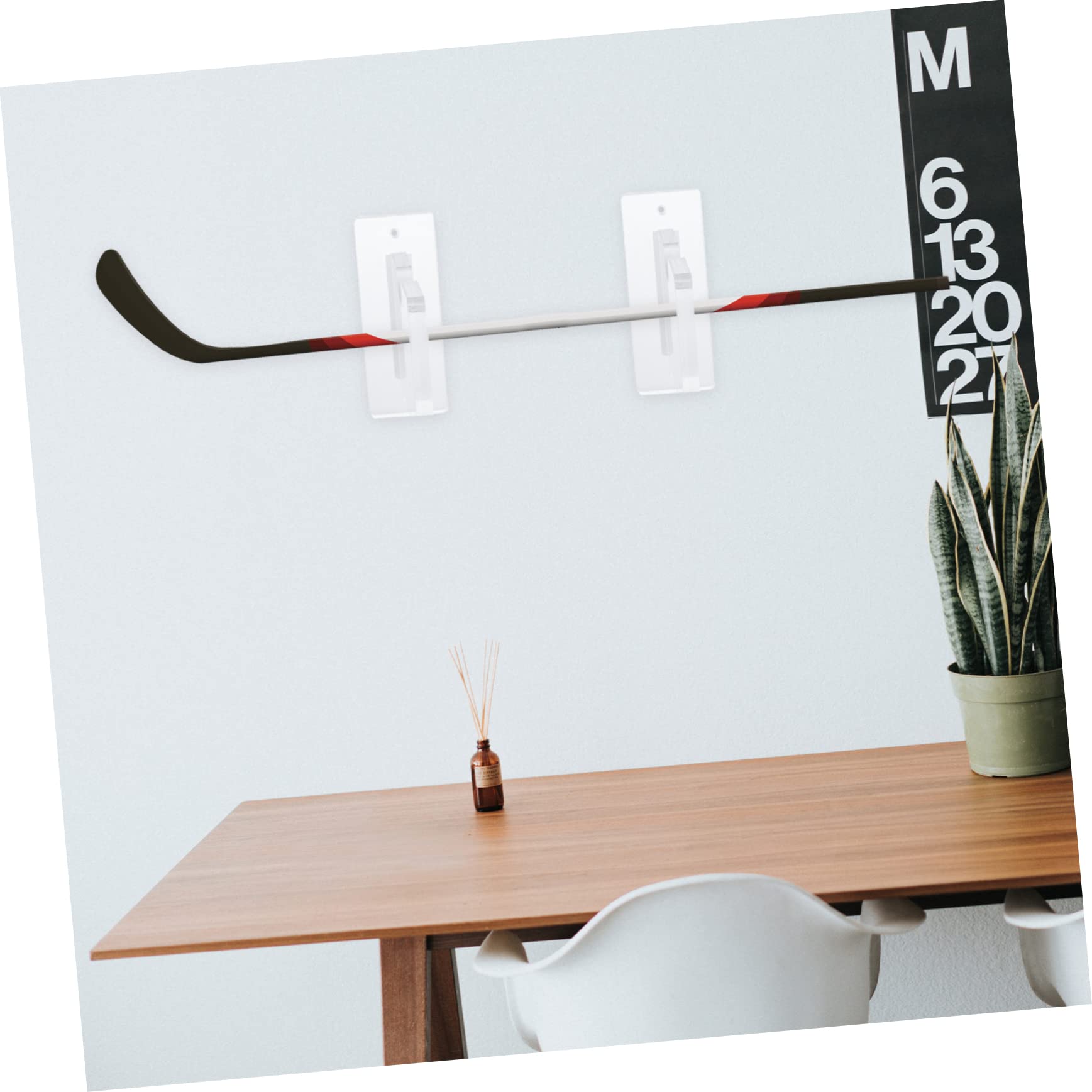 KICHOUSE Hockey Stick Display Stand Wall Mount Rack Hockey Stick Holder Drying Rack