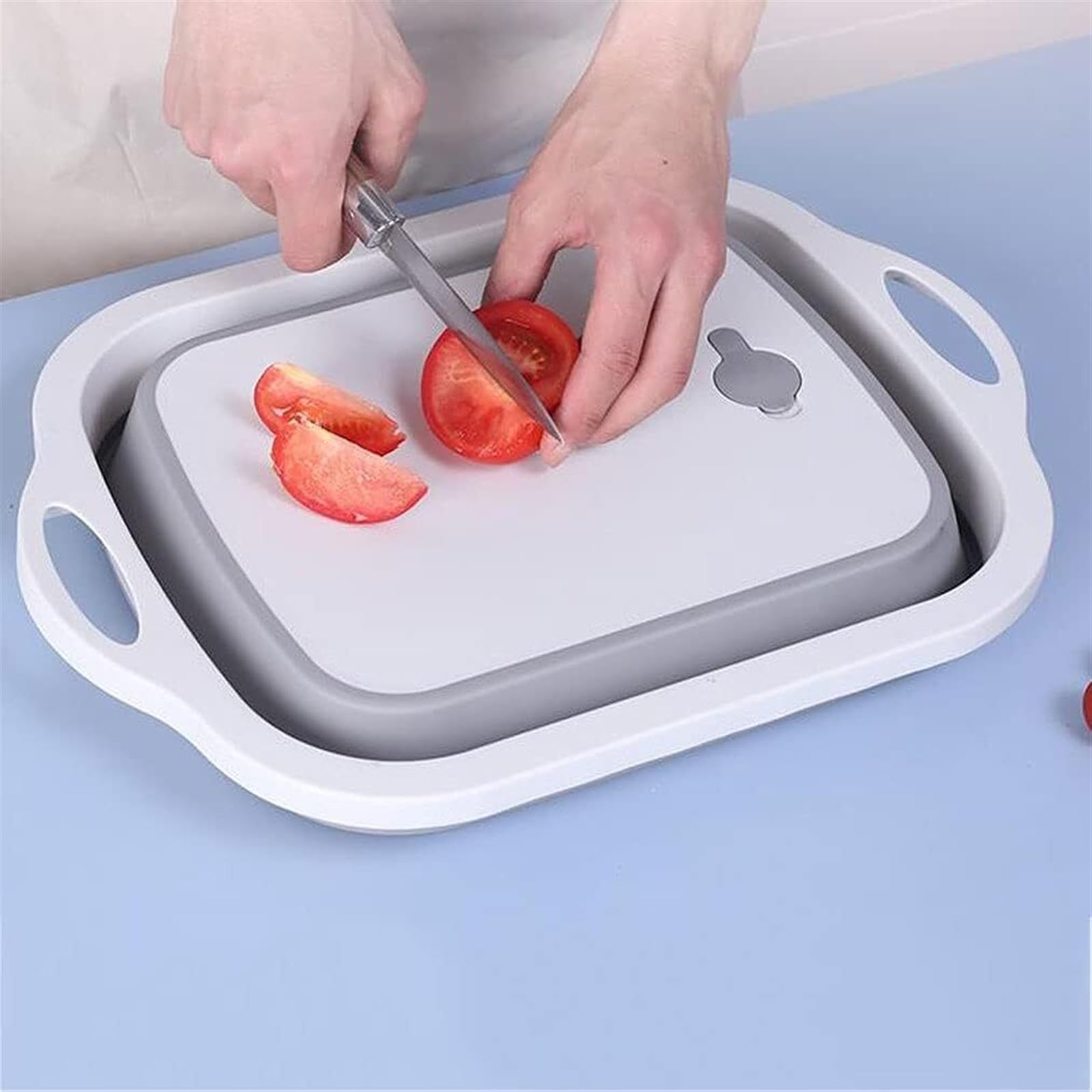 Tabla de Cortar Cocina Tabla De Cortar Plegable De Plástico Para Cocina, Plegable, Para Frutas, Picnic, Campin para Cortar Pan, Carne o Verduras(A)