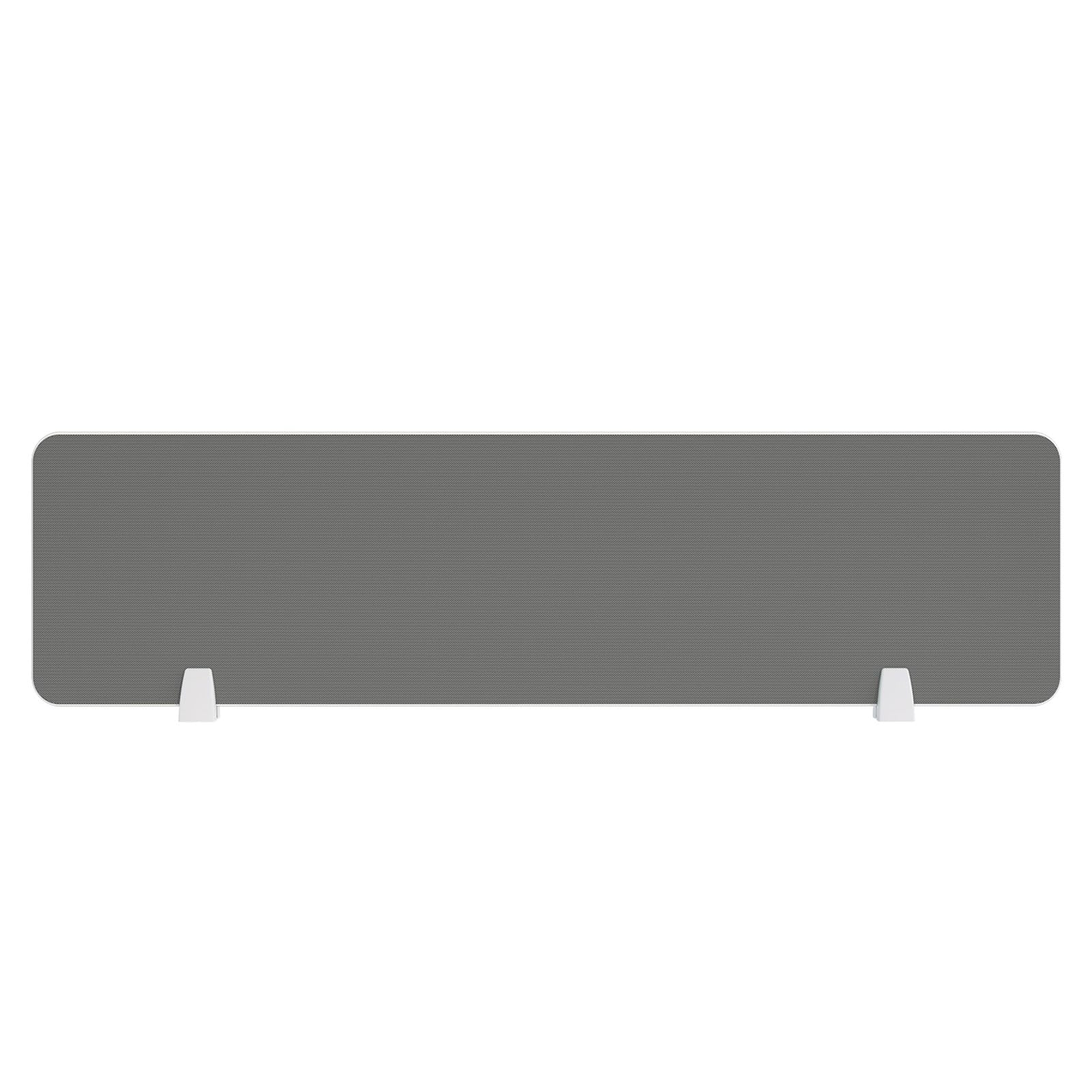 GJZQDKX Freestanding Desktop Partition with Support Feet Soundproof Desk Dividers for Office and Classrooms Noise Reduction Mounted Divider (Dark Gray 120x30cm)