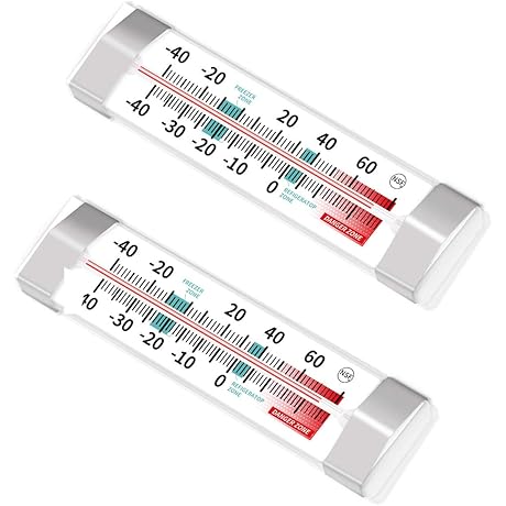 Fridge Refrigerator Freezer Analog Thermometer (2pack): Precise Home Appliance must-have