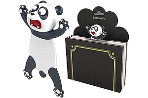 Adorable Panda Smashed Animal Bookmark: A Delightful Reading Companion