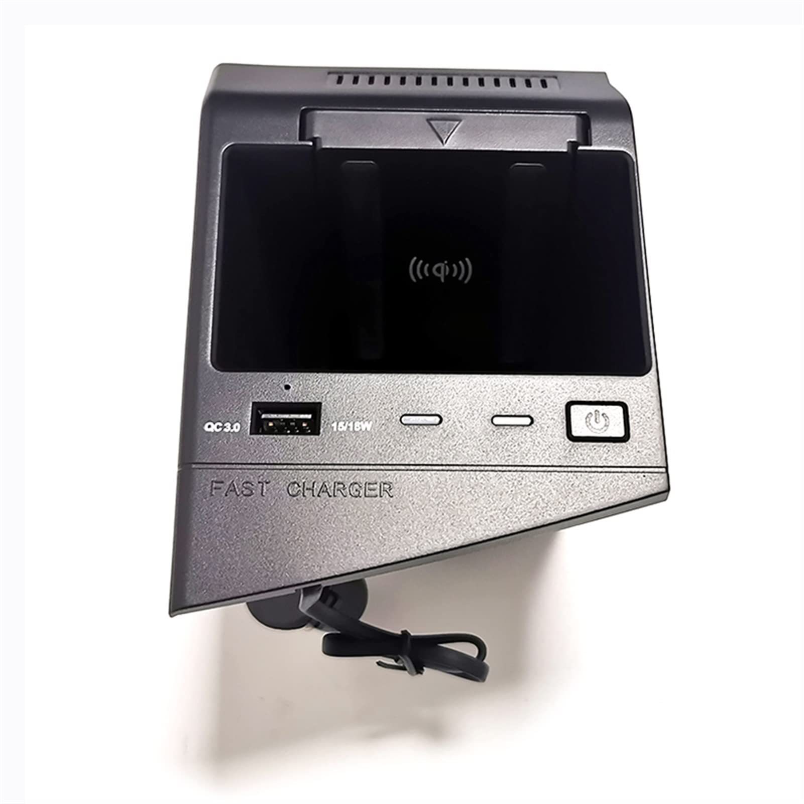 Ładowarka bezprzewodowa QI 15 W Ładowarka do telefonu Szybkie ładowanie Etui Uchwyt ładujący, do Lexusa, ES ES350 ES200 ES260 ES300H 2019 2020 2021 Samochodowa płyta ładująca