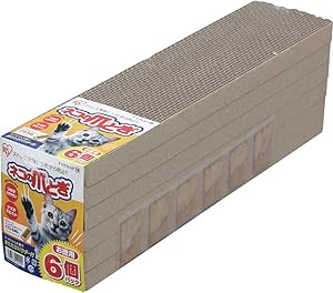 アイリスオーヤマ ネコの爪とぎ 6個パック