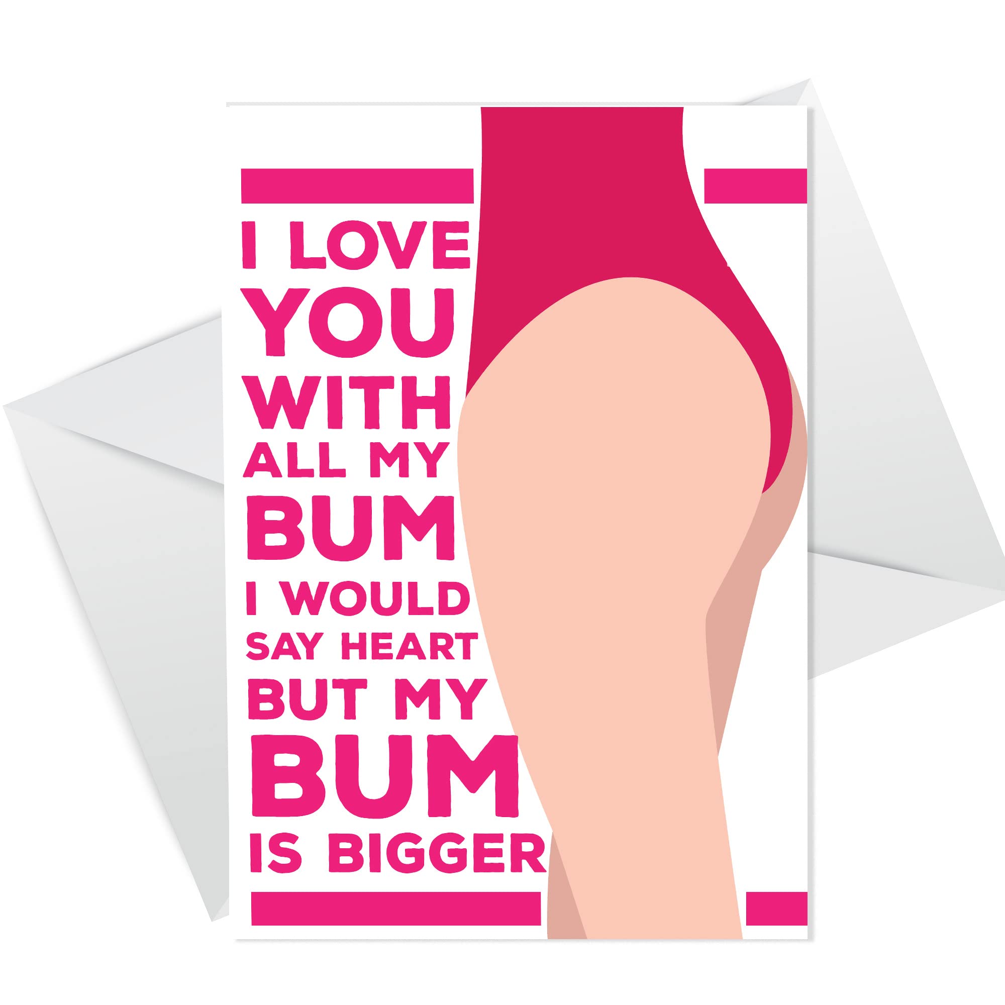 Funny Cheeky Anniversary Card For Boyfriend Husband Wife Girlfriend A6 Card