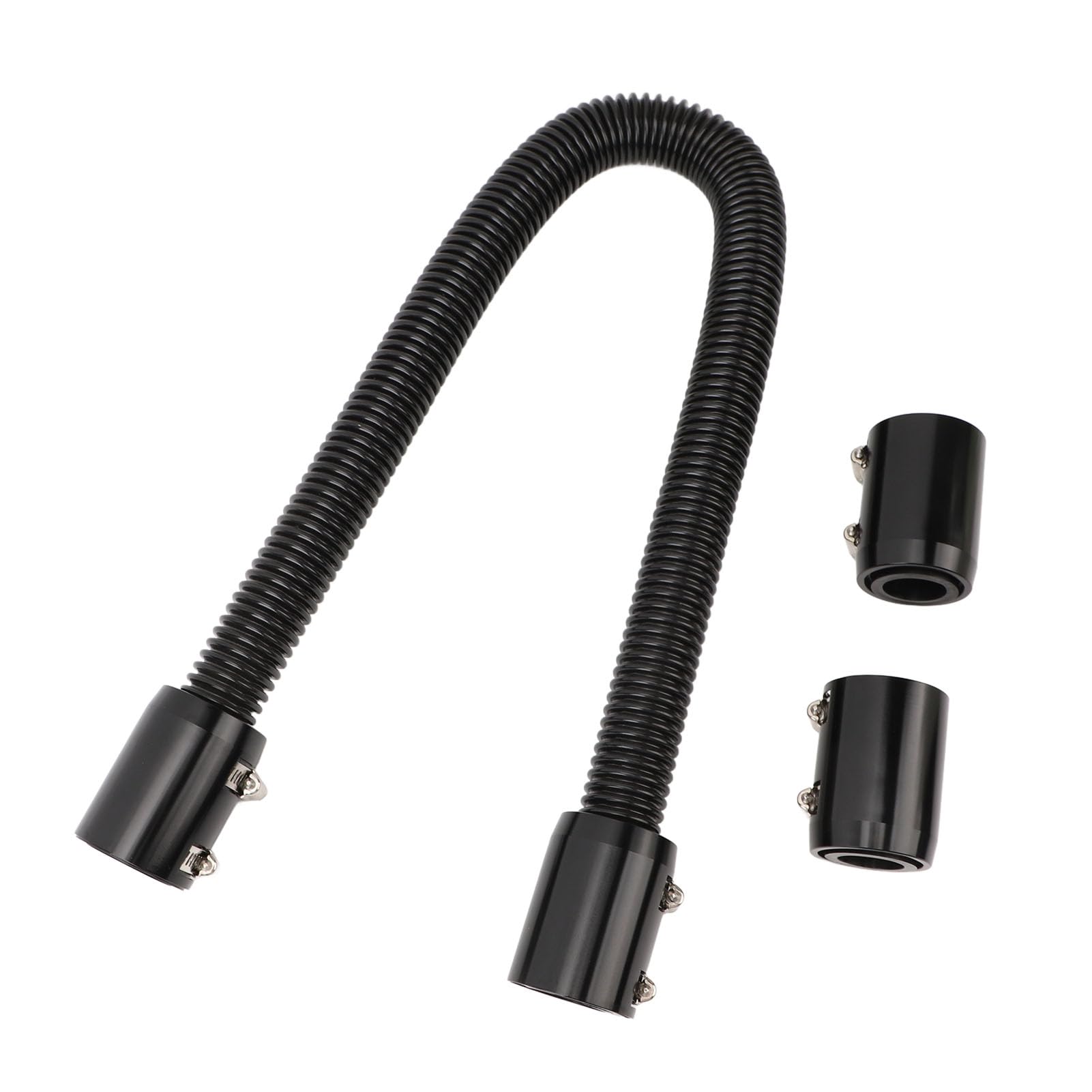 TOPINCN Tubo Flessibile per Radiatore in Acciaio Inossidabile, Collegamento a Tenuta Stagna per un Raffreddamento Efficiente 36 Pollici (BLACK)