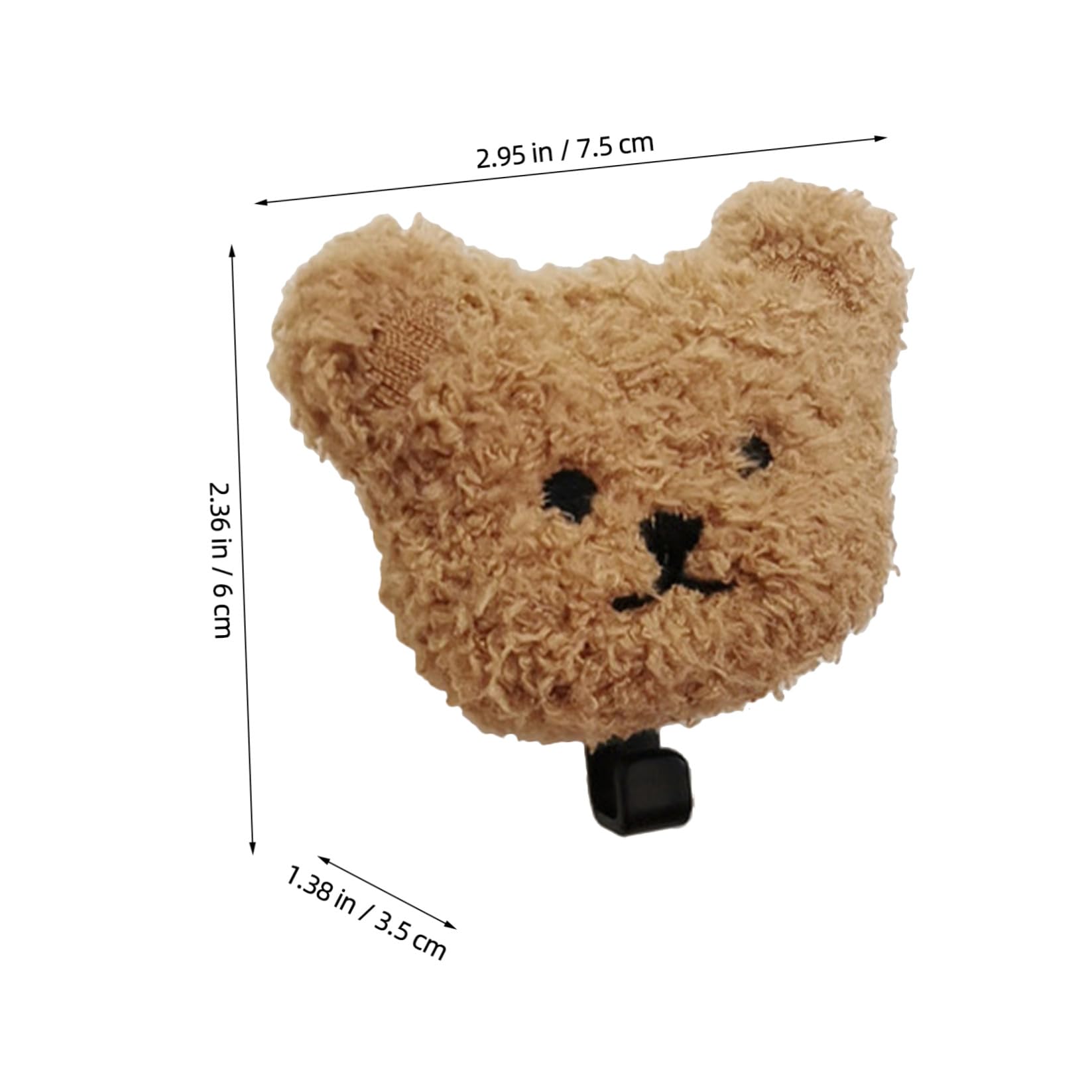 Ganci Leggeri e Autoadesivi 2 Pezzi Adesivi da Parete a Forma di Orso in Peluche per Appendere Asciugamani e Borse in Casa o Armadio