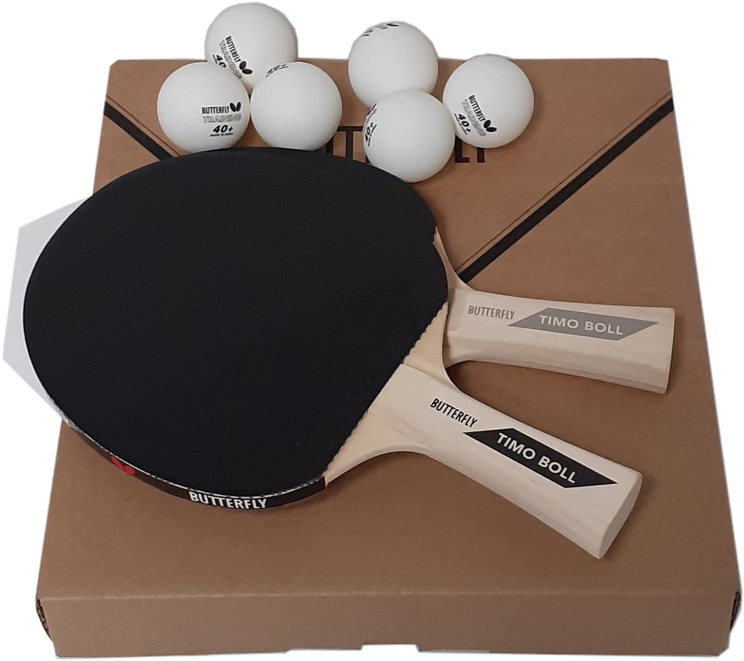 Butterfly 85106 Timo Boll Masa Tenisi Raket Seti, Standart