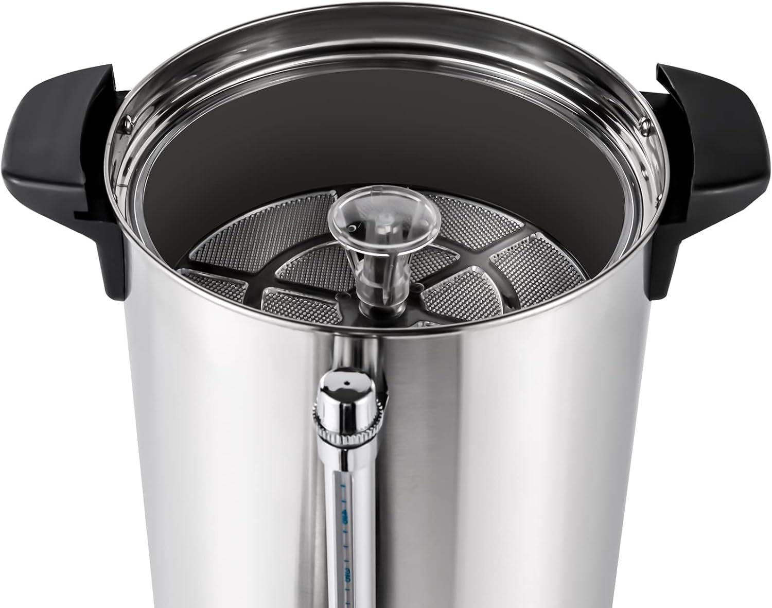 Stainless Steel Large Coffee Dispenser, 8l/10l/12l/15l/25l, Commercial Coffee Urn, for Quick Brewing, Automatic Hot Water Dispenser, for Large Crowds Any Occasion (Silver 10L)