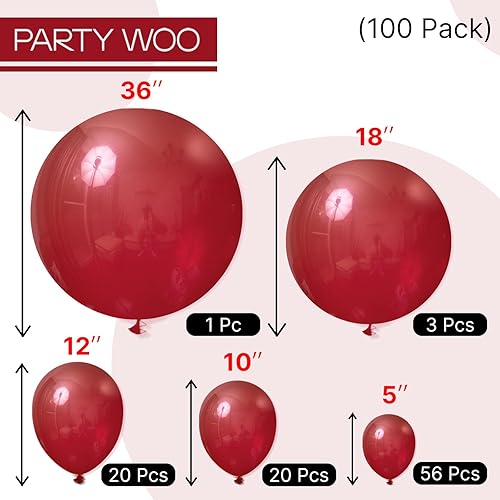 Vista 192 de PartyWoo Globos de color rosa claro, 100 globos de látex de color rosa pálido pastel de 12 pulgadas para graduación, boda, baby shower, revelación