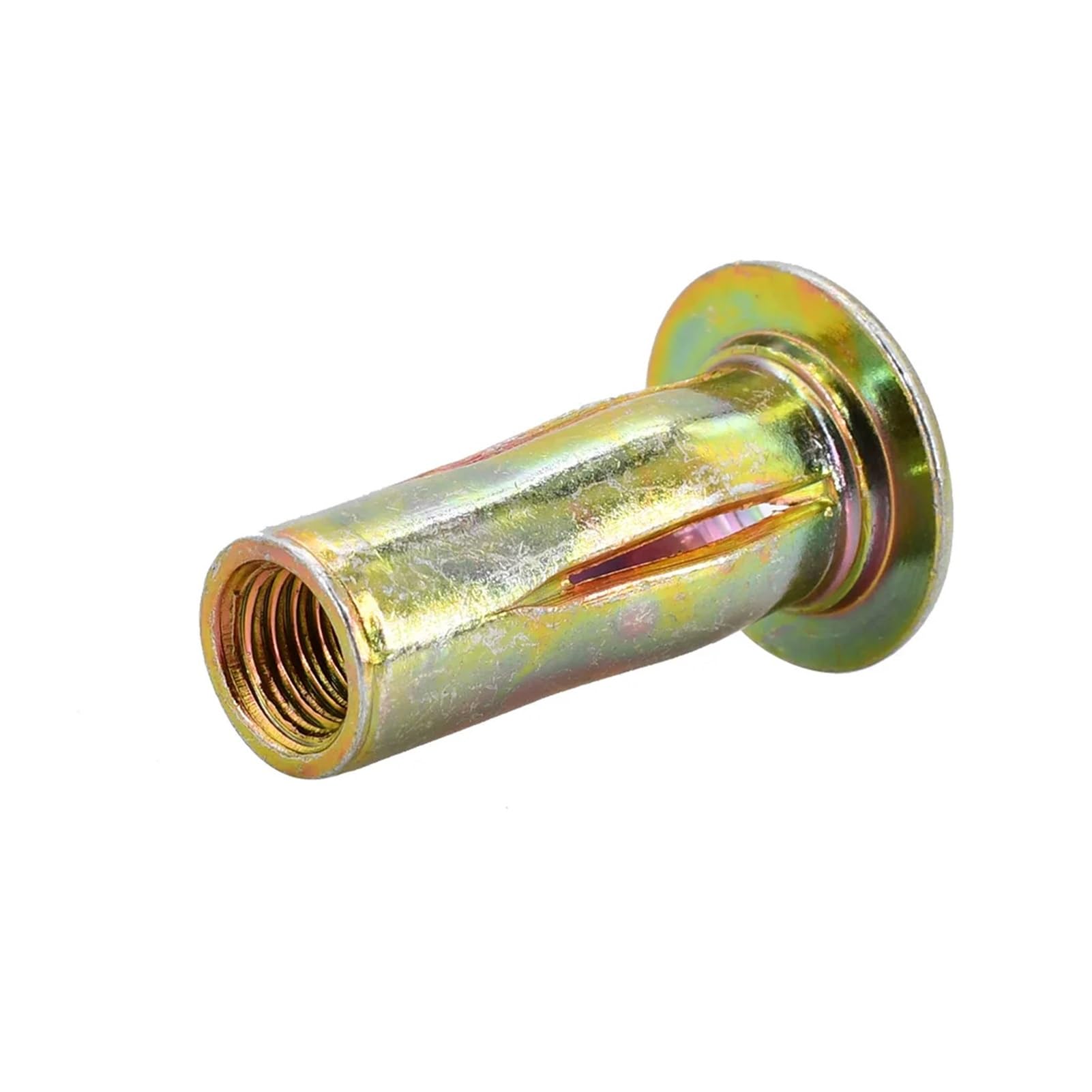 2–5 Stück M4 M5 M6 M8 Expansionsnietmuttern 304 Edelstahl Schlitzeinsatzmuttern Flachkopf Verzinktes Eisen Blütenblatt Metalleinsatzmutter(304 Stainless Steel,M8 (2Pcs))