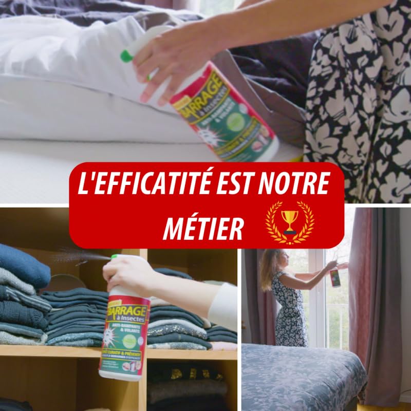 Barrage aux insectes base de géraniol VENTEO 1L anti-nuisible efficace