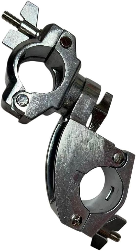 Generic Drum Rack Clamp Metal Replacement Professional High Strength Quick Installation and Removal Drum Set Mount Clamp Hardware, Style B