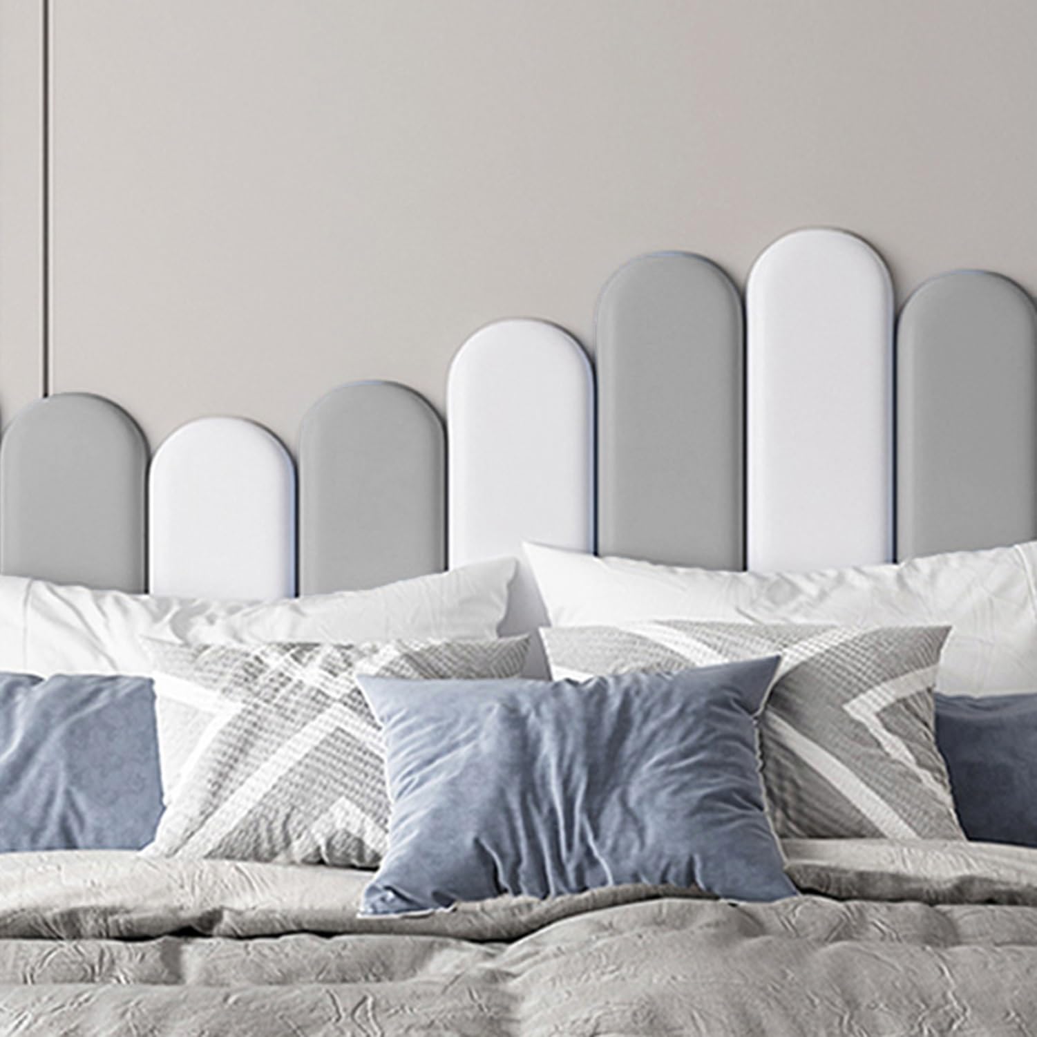 Pannelli da parete imbottiti, imbottitura anti-collisione da parete, adesivi da parete 3D, pannelli autoadesivi per testiera, per camera da letto, cameretta dei bambini