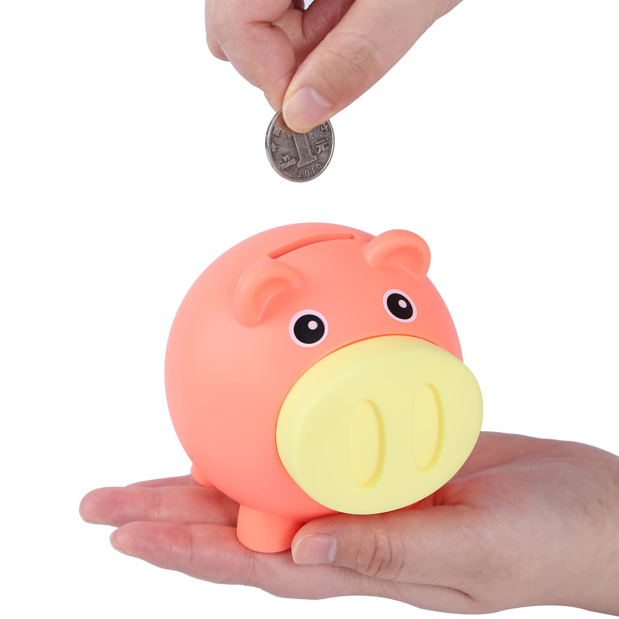 Amazon.com : H&W Mini Piggy Bank, Cute Pig Go Oink-Oink