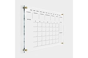 Premium Acrylic Dry Erase Board Calendar for the Modern Office