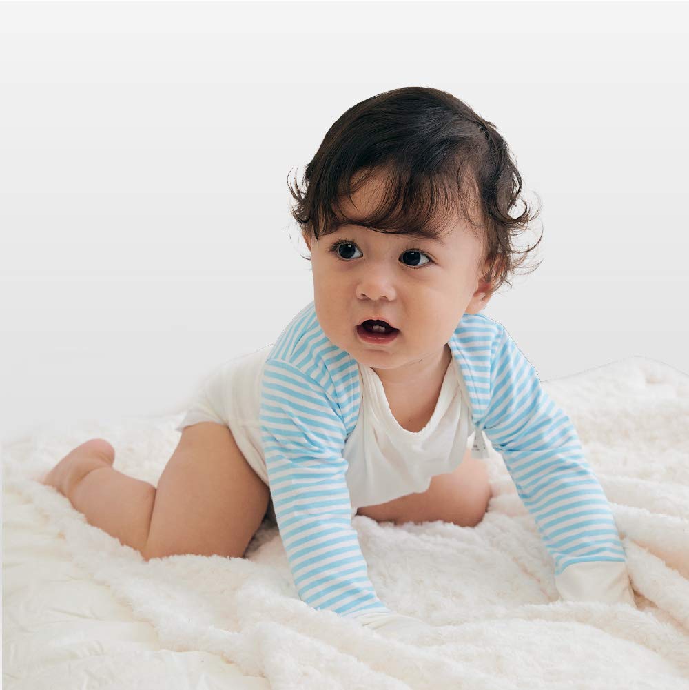 EDENSWEAR Mangas de manopla con infusión de zinc para niños con eccema