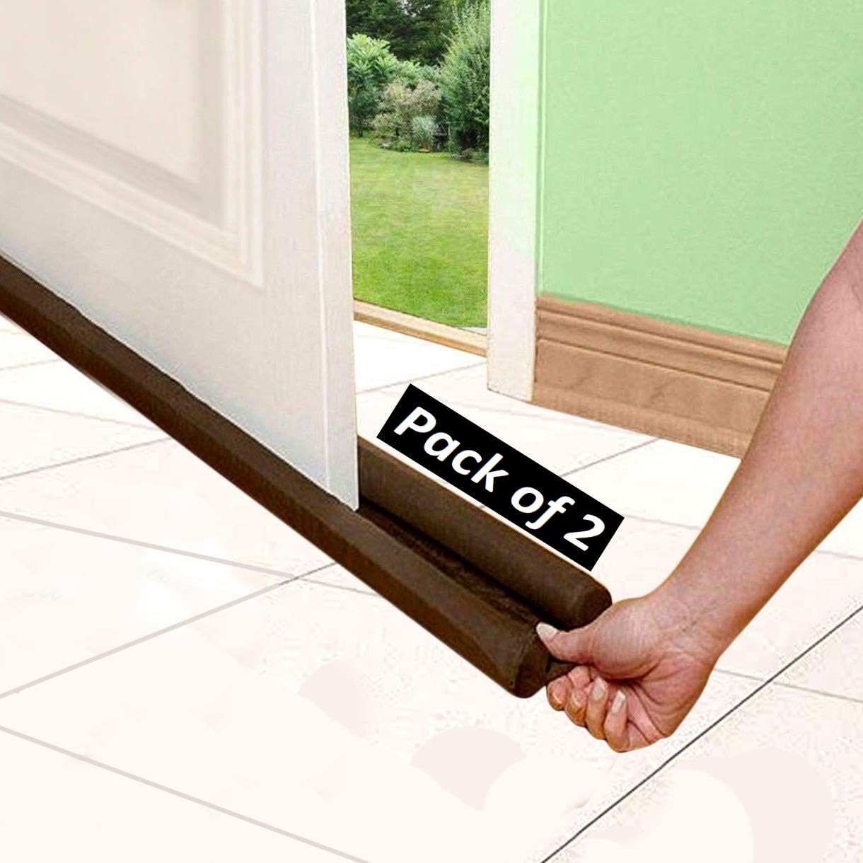 Padchaaya Door Guard (39 Inches) Gap Filler for Door Bottom Seal Strip, Sound Proof, Reduce Noise, Energy Saving Door Stopper for Reduce Door Dust, Insects Protector (Pack of 2)