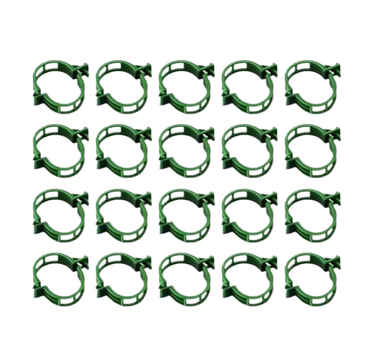 Podpory do roślin. Reusable Garden Vine Support Clips for Tomato Vines Multicolor 50-300 Pcs(Grün,300)