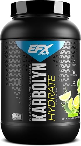 EFX Sports Karbolyn Hydrate Bebida deportiva sin azĂşcar Suplemento de carbohidratos en polvo electrolitos Carga de carbohidratos energiza mejora EFX Sports Karbolyn Hydrate Bebida deportiva sin azĂşcar Suplemento de carbohidratos en polvo electrolitos Carga de carbohidratos energiza mejora