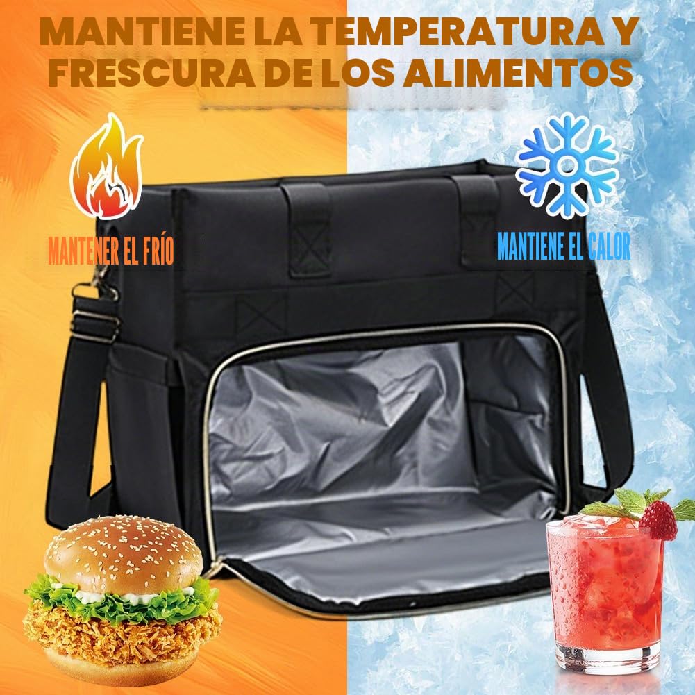 Newou Bolsa de almuerzo para mujer de 15,6 pulgadas con compartimento aislado para el almuerzo, bolsa de negocios 2 en 1 con compartimento frigorífico, bolsa de trabajo impermeable para