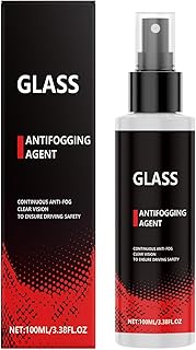 Car Glass Oil Film Remover, Advanced Anti-Fog Formula, 100ml, Anti Fog Spray, Glass Defogger Remover, Easy Application & Fast Drying, for Window Auto Detailing