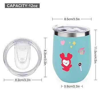 Amazon | 魔法瓶 Twice トゥワイス 卵殻カップ U字型 ワイン