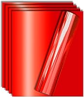 Vista 21 de Vinilo de transferencia de calor Aqua Foil HTV para playera 12" X 10" (Paquete de 5), fácil de desmalezar, tamaño garantizado