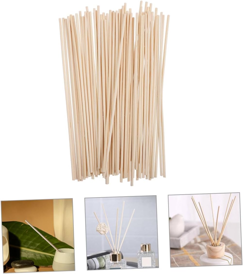 ULTECHNOVO 600pcs Natural Rattan Diffuser Sticks for Replacement for Home Office and Spa Settings Enhancing Freshness and Mood