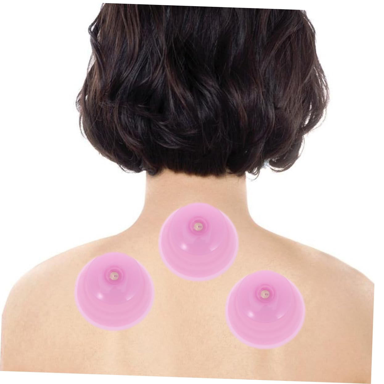 Rose Ventouses de Massage Set de Set de Pièces, Lot de 12 en Silicone