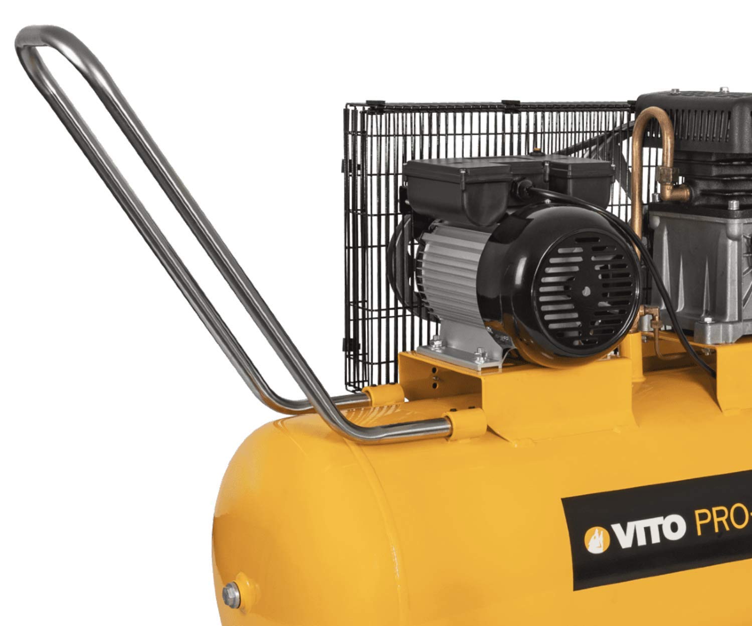 VITO - Kompresor pasowy 100 litrów 2,5 KM 1,9 kW 230V AC Ciśnienie 10 Bar