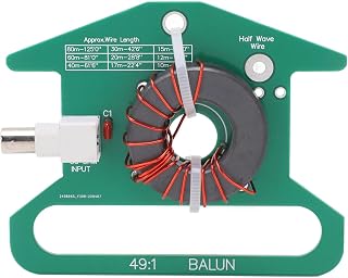 No Tune End Fed Half Antenna Module Shortwave Radio Balun Antenna Balanced to Unbalanced Transformer 535MHz