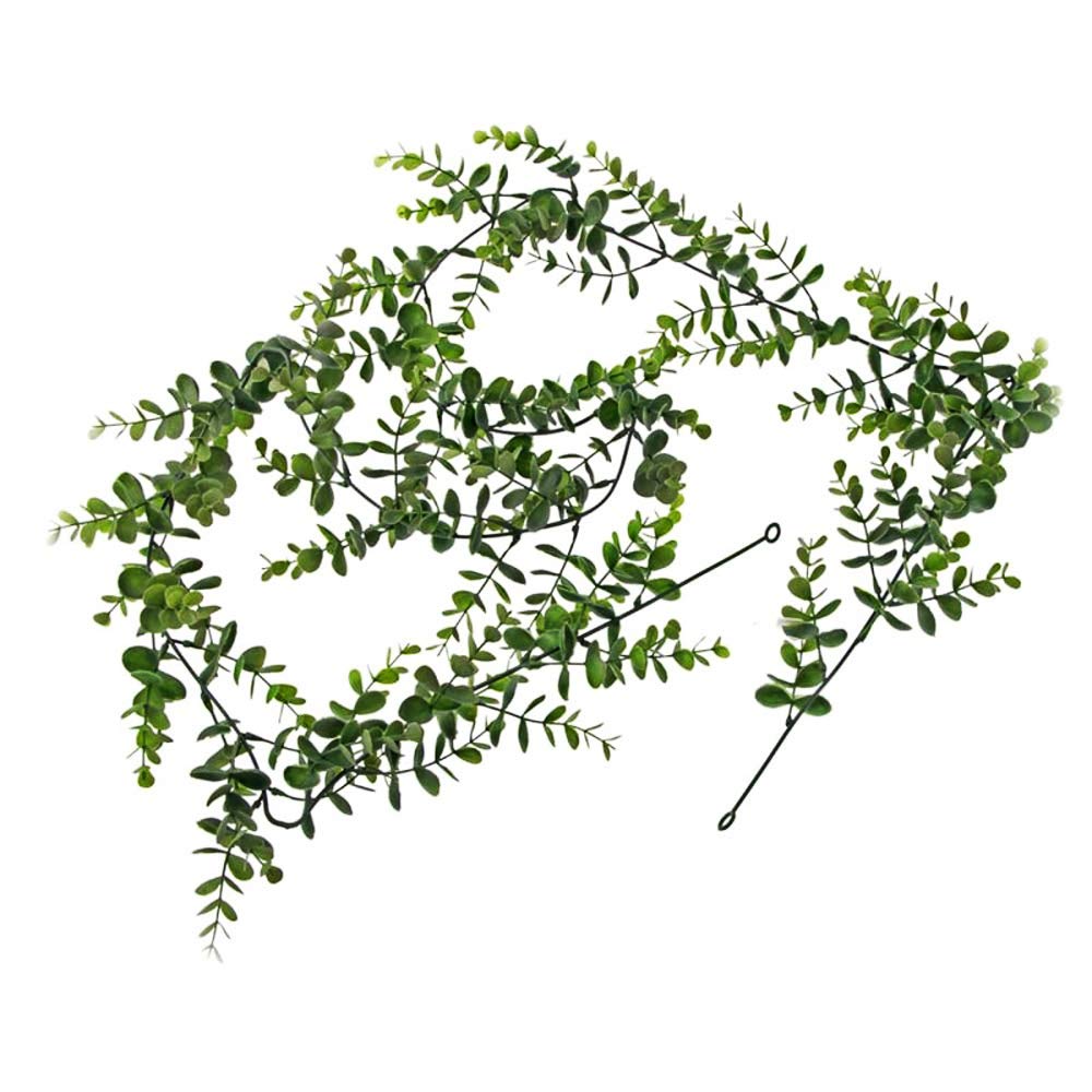 FloristryWarehouse Eucalyptus Garland Green and Grey Artificial 180cm