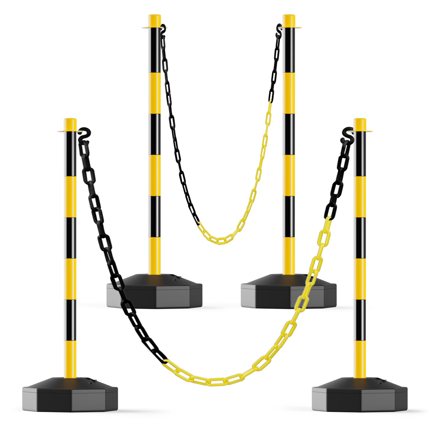 RoadHero 36 Inch [4 Pack] Collapsible Traffic Safety Cones, Multi Purpose Pop-up Cones With Reflective Collar For Road Safety, Orange Cones For Driving Training, Parking Lots - View #5