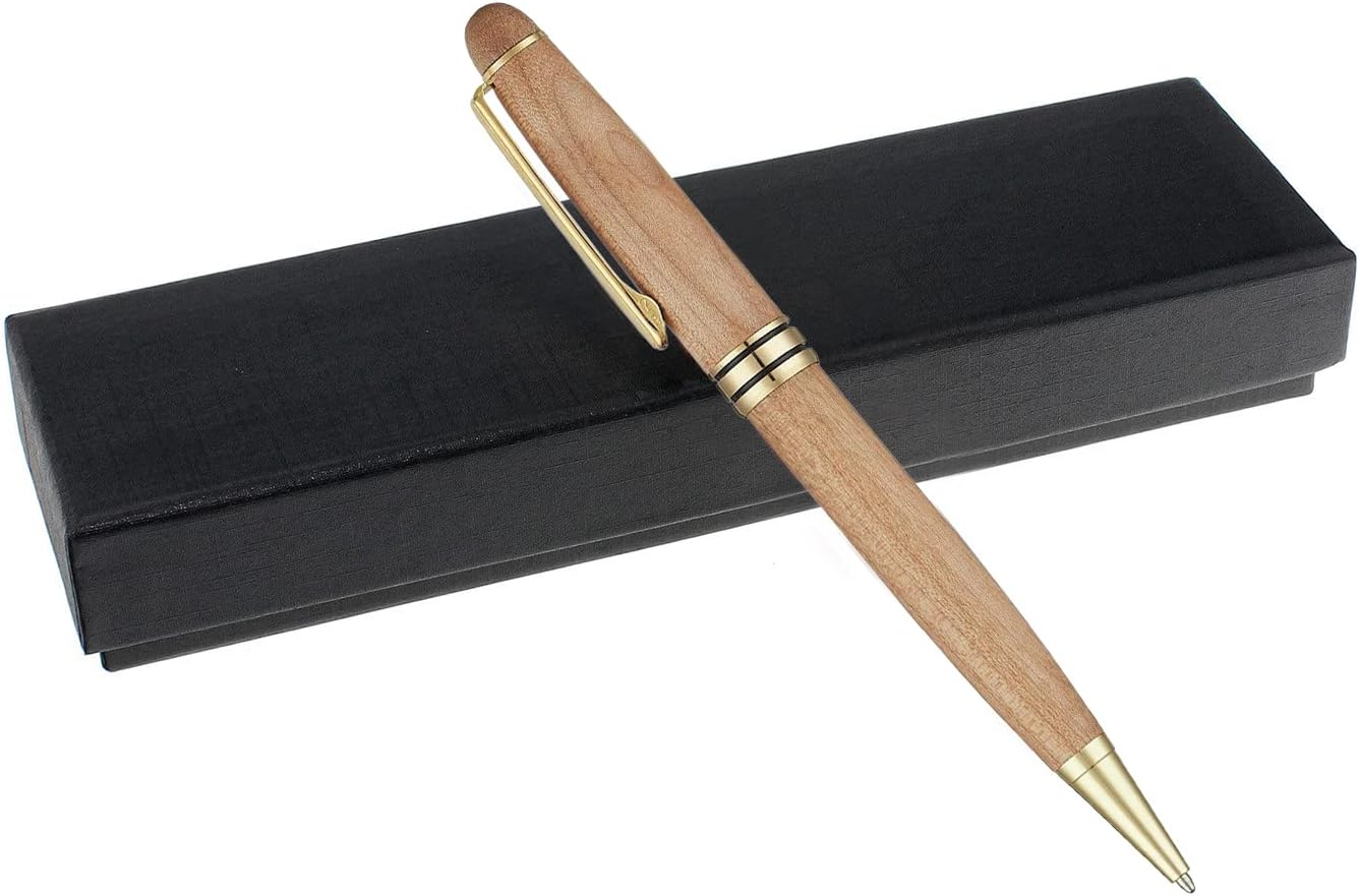 Ragetorc Ballpoint Wood Pen Set Handcrafted MAPLE Wood with Black Gift