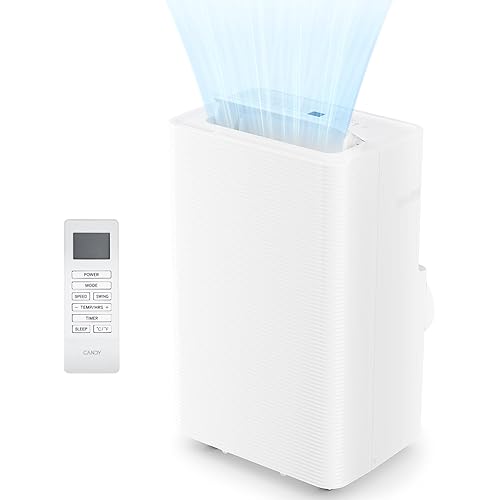 14,000 BTU Portable Air Conditioner for Rooms up to 700 Sq.Ft,3-in-1 Cooling/Dehumidifier/Fan AC Unit 3 Speed,Auto Swing,Remote Control,Window Kit Included,White