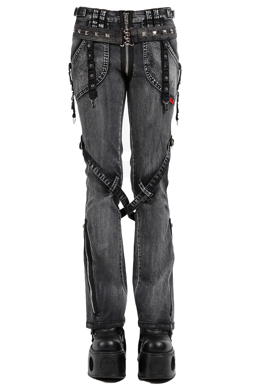 Tripp Nyc Power Belt Pants [Black] (US, Waist, 27, Regular, Black