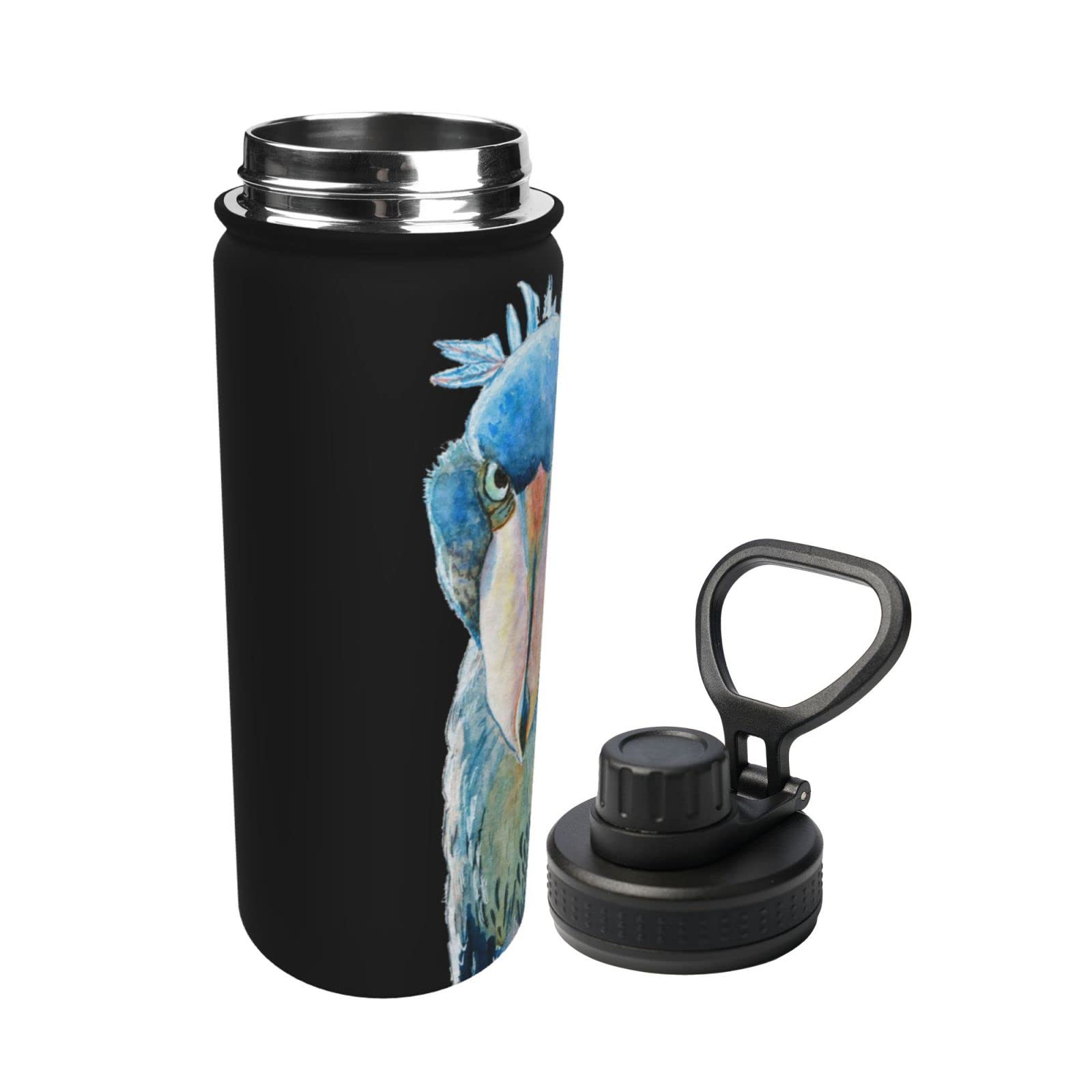 Amazon | 鳥類 ハシビロコウ 水筒 真空断熱 保温 保冷 スポーツボトル