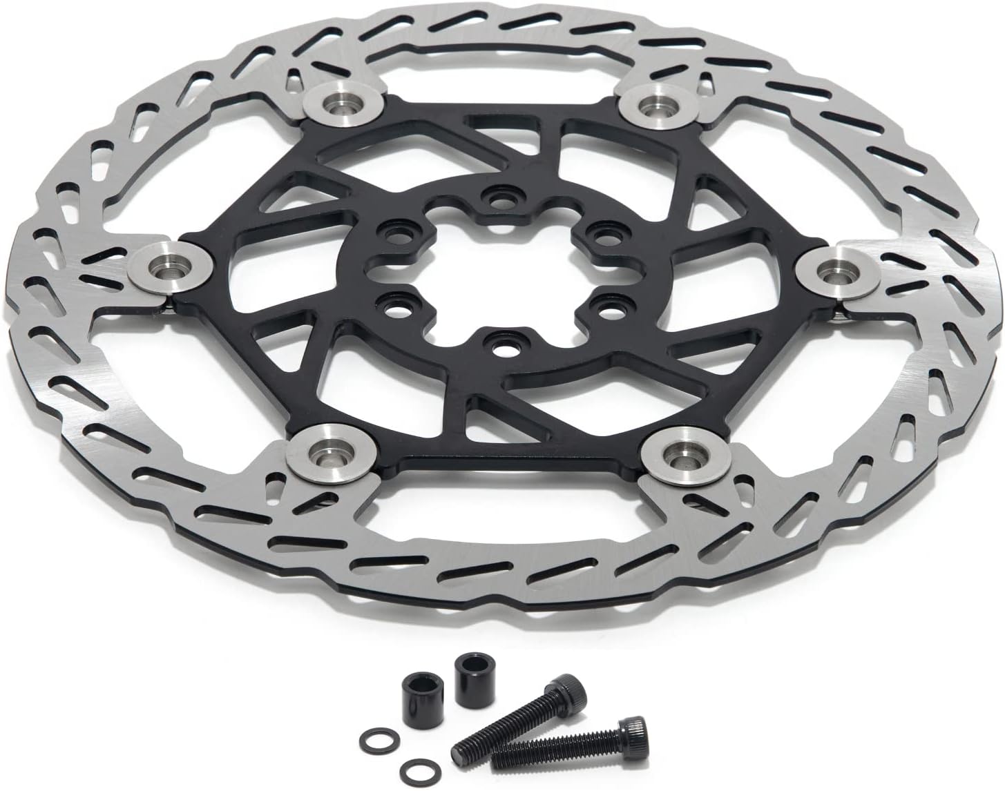 TOFR 220mm Brake Rotor Rear Caliper Adapter Mount for Surron Sur-Ron Light Bee X LBX for Segway X160 X260