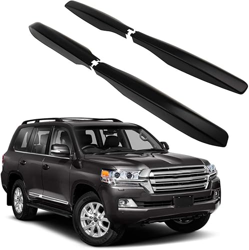 INEEDUP Barra transversal de techo para Toyota para Land Cruiser Prado FJ120 03-09 Juego de rieles de techo superior para automóvil, equipaje de