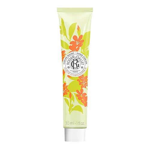 ROGER & GALLET Crema de manos y uñas Crema nutritiva de manos y humectante de manos Loción de manos Cuidado de manos (flor de Osmanthus 1 oz)