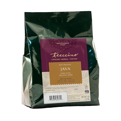 Vista 20 de teeccino Chocolate Menta Herbal Café alternativa, última intervensión de cafeína, última intervensión de ácido, ML (Pack de 3)