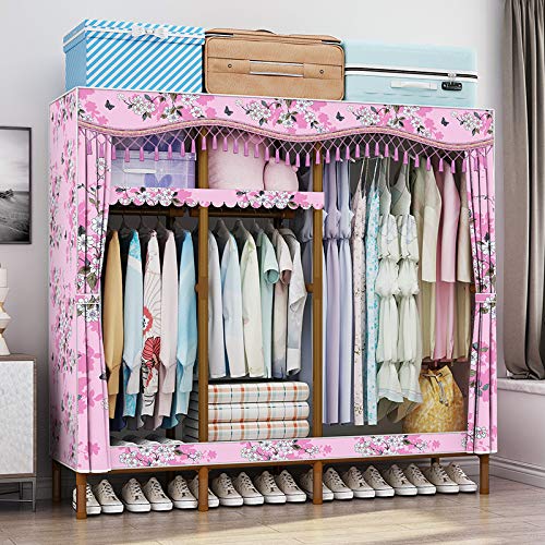 Garde-robe portable durable structure en acier 25 mm haute résistance - 3