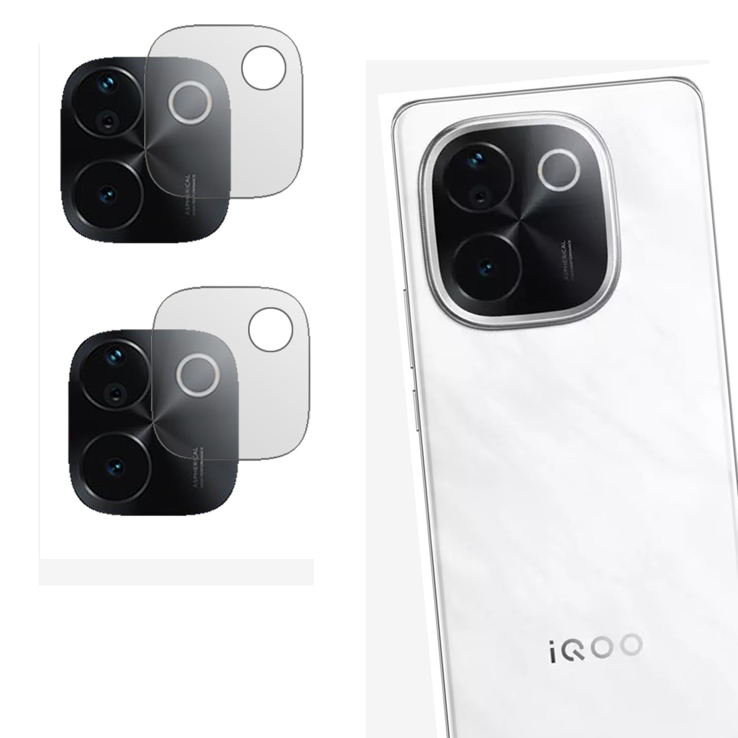 ODDS VIVO iQOO Z9s Pro 5G Back Camera Lens Screen Guard Protector Glass, VIVO iQOO Z9s Pro 5G (Pack of 2) (B0DF77LX1C) Amazon Price History, Amazon Price Tracker