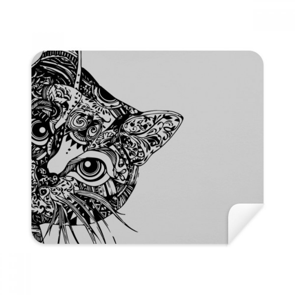 Chiffon écran de téléphone chat noir pour éliminer les traces