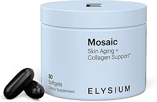 Mosaic - Hyaluronic Acid Supplement - Clinically Proven - Fights Fine Lines & Skin Aging - Collagen Supplement - 30-Day Supply (Vegan Softgels)